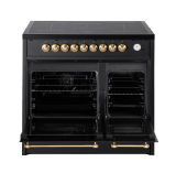cuore-piano-de-cuisson-a-induction-90-cm-2-fours-noir-laiton-brosse