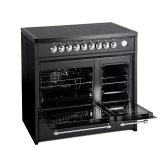 cuore-induksjonskomfyr-90-cm-2-ovner-svart-borstet-stal