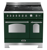 piano-de-cuisson-dolce-vita-90-cm-2-fours-vert-chrome-induction