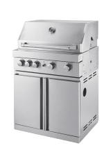 stainless-collection-freistehender-gasgrill-mit-4-brennern-und-infrarotbrenner-inkl-zubehorpaket