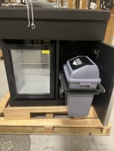 outlet-pure-modul-med-kjoleskap-oppvaskbenk-og-oppbevaringsskap-svart