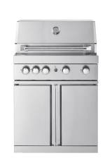 stainless-collection-frittstaende-gassgrill-med-4-brennere-og-infravarme-inkl-tilbehorspakke