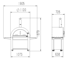 outlet-stainless-collection-vedeldad-pizzaugn-chicago-rostfri