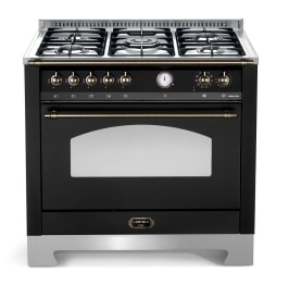 dolce-vita-gasherd-90-cm-1-backofen-schwarz-bronze