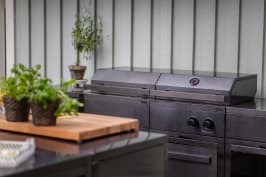 nordic-line-integrated-charcoal-grill-black