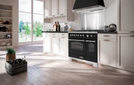piano-de-cuisson-dolce-vita-120-cm-2-fours-noir-chrome-gaz-induction