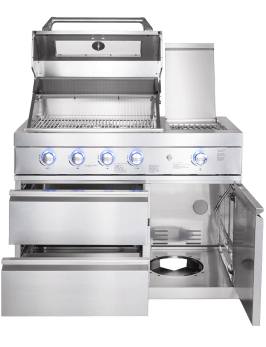 pure-free-standing-gas-grill-with-4-burners-and-infrared-side-burner-stainless