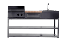 nordic-line-integreerbare-gootsteenmodule-zwart