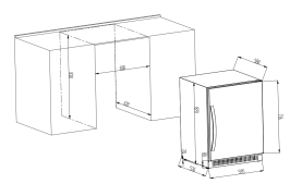 vinkoleskab-til-indbygning-scandinavian-collection-40-fullglass-black