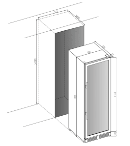 built-in-wine-fridge-arctic-collection-151d-fullglass-black
