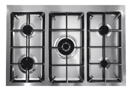 cuore-90-cm-2-backofen-schwarz-geburstetes-messing-gasherd