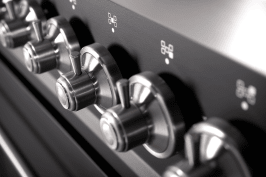 cuore-gasskomfur-90-cm-2-ovne-sort-borstet-stal