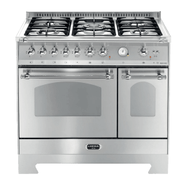 piano-de-cuisson-dolce-vita-90-cm-2-fours-acier-inoxydable-chrome-gaz