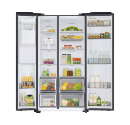 dolce-vita-refrigerateur-noir-laiton-90-cm