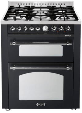 dolce-vita-gasspis-70-cm-2-ugnar-svart-krom