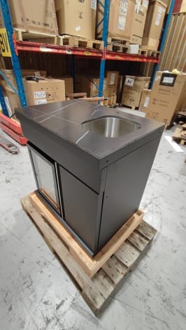 outlet-pure-modul-med-koleskab-opvaskebord-og-opbevaringsskab-rustfri