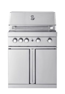 stainless-collection-freistehender-gasgrill-mit-4-brennern-und-infrarotbrenner-inkl-zubehorpaket