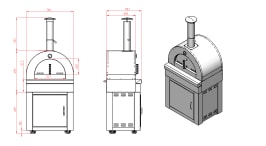 black-collection-module-houtgestookte-pizzaoven-naples