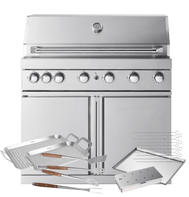 stainless-collection-fristaende-gasolgrill-med-6-brannare-och-infravarme-inkl-tillbehorspaket