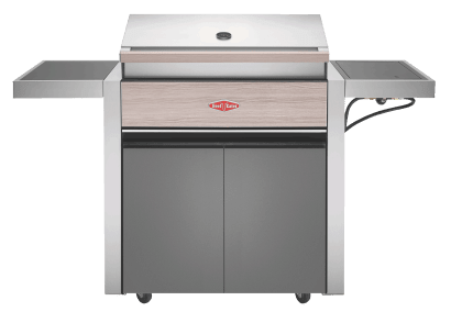 1500 - Freistehender Gasgrill mit 4 Brennern und Seitenbrenner