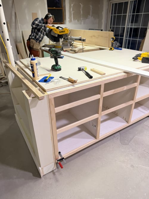 Adding face frame material
