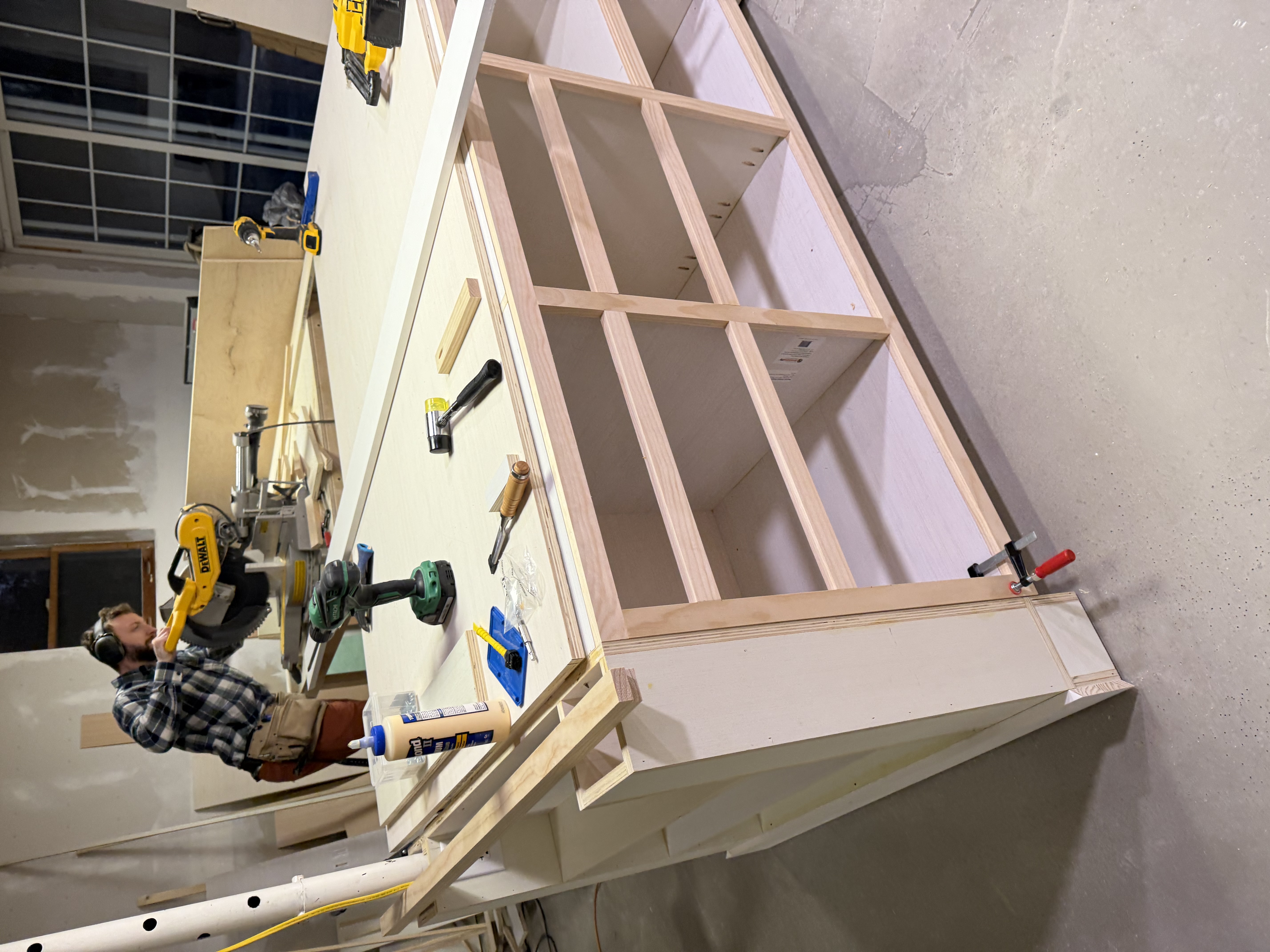 Adding face frame material