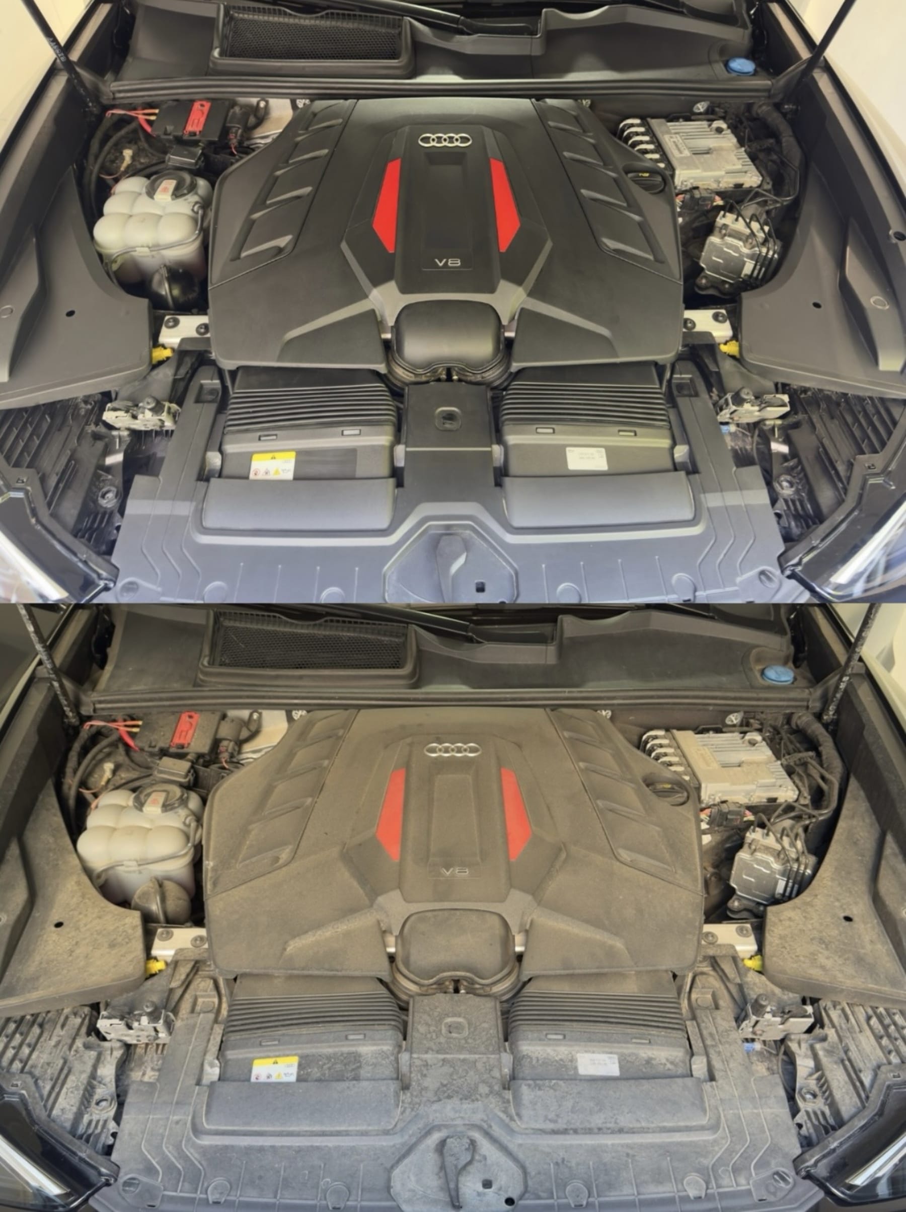 Transformare compartiment motor realizată de I-ONE, imagine comparativă 02