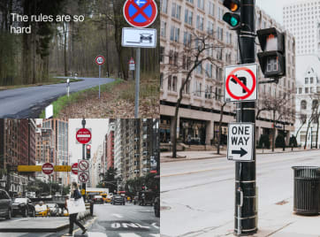 Big traffic rules exam