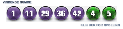 Siste Euro Millions lotto lodtrækning resultater