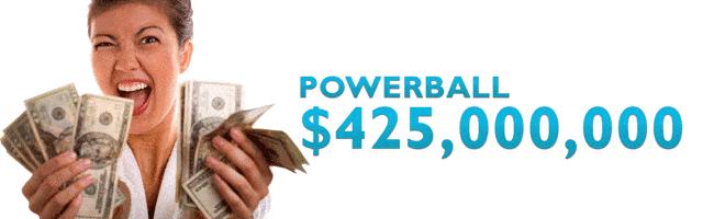 Spil amerikanske USA Powerball lotteri online rekord jackpot