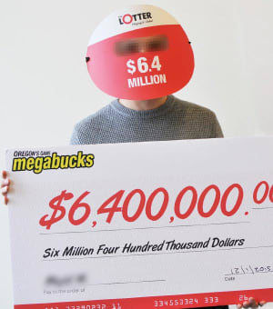 jouant à l'Oregon Megabucks loto
