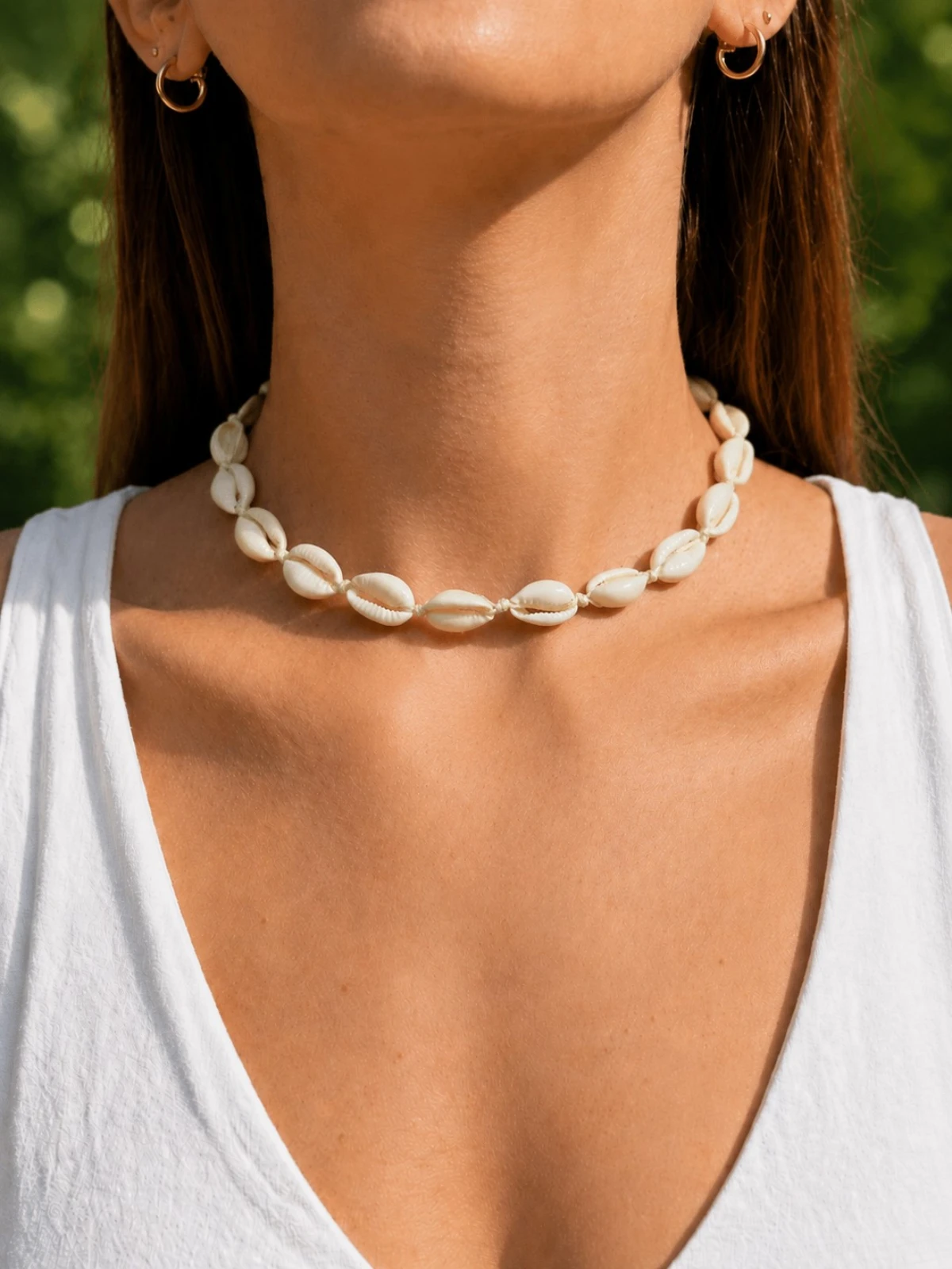 Collar  Choker  Caracoles miniatura 2