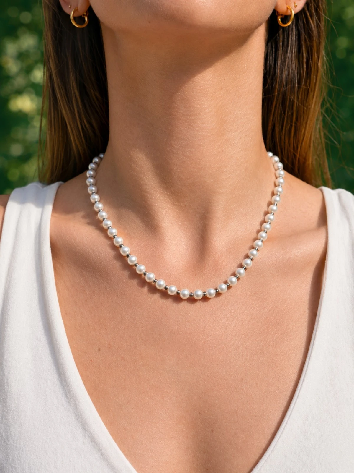 Collar de Perlas elegante miniatura 2