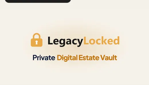 LegacyLocked Digital Estate Planning Vault: Lifetime Subscription