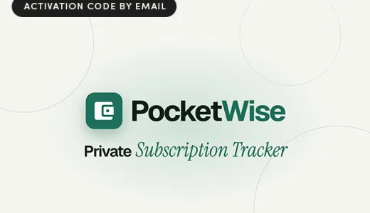 PocketWise Subscription Manager: Lifetime Subscription