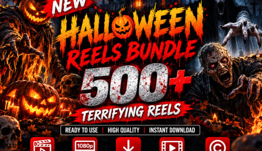500+ AI Horror Reels Bundle
