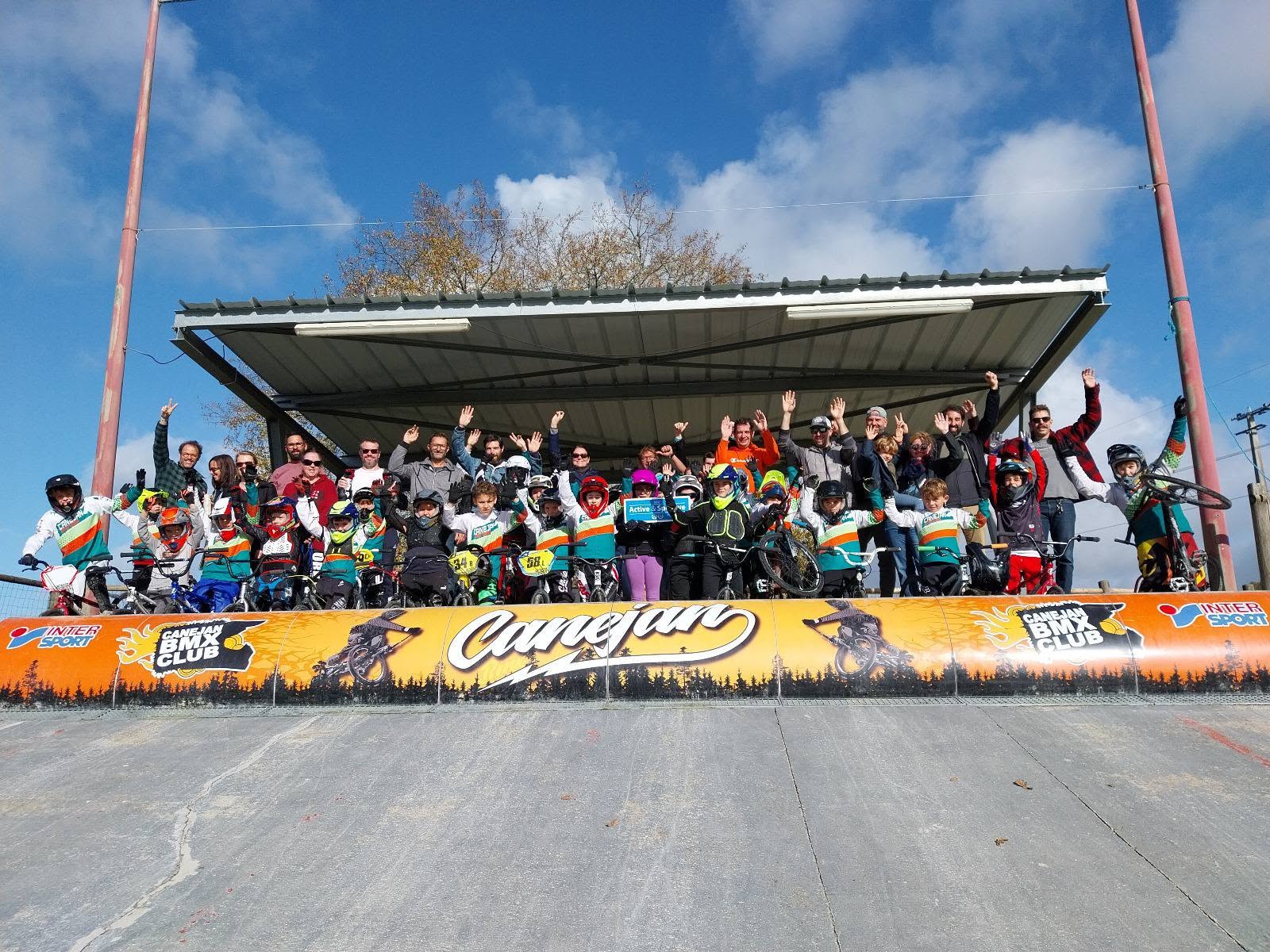 Entraînement des riders du Canejan BMX Club