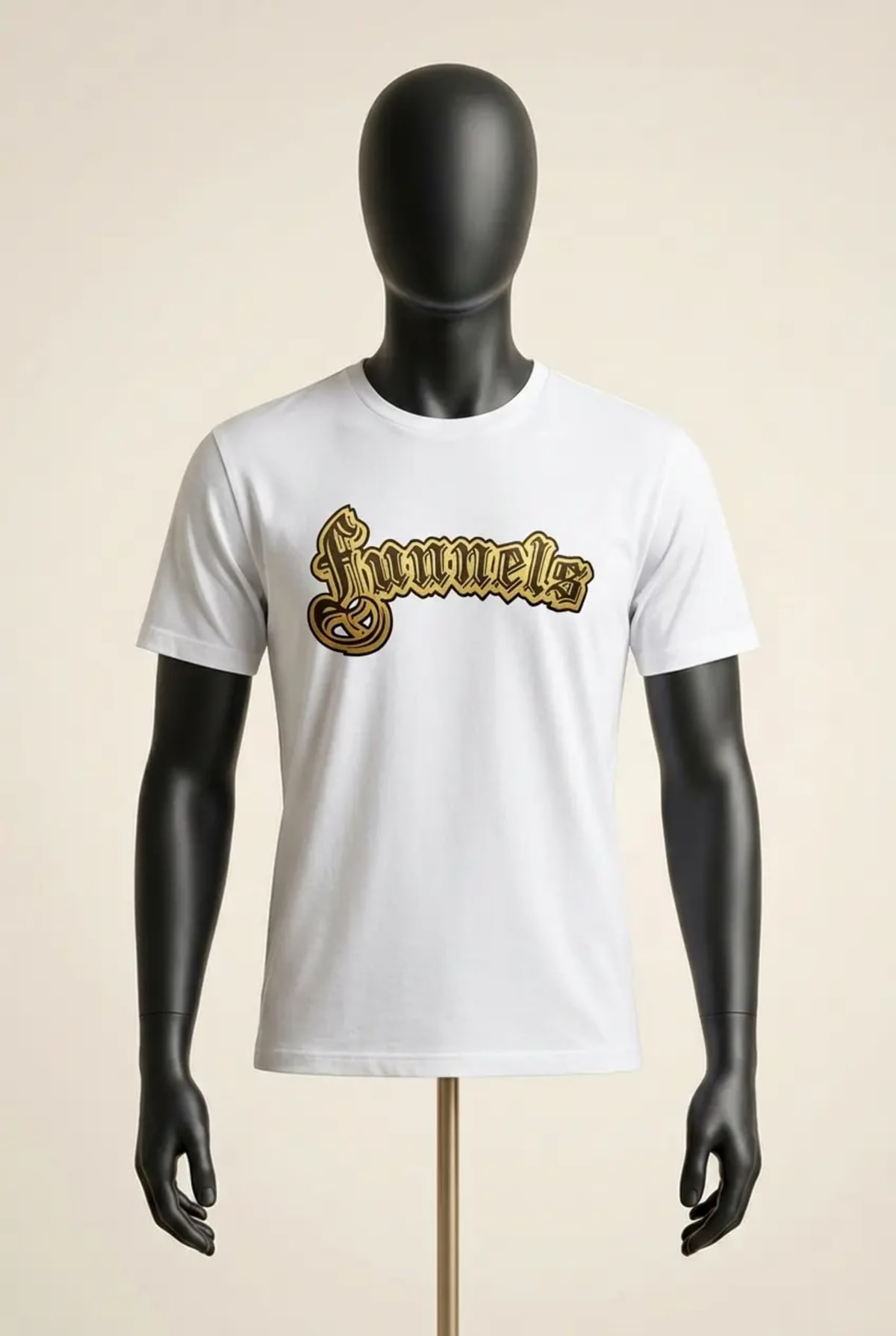 Script Logo Tee — White