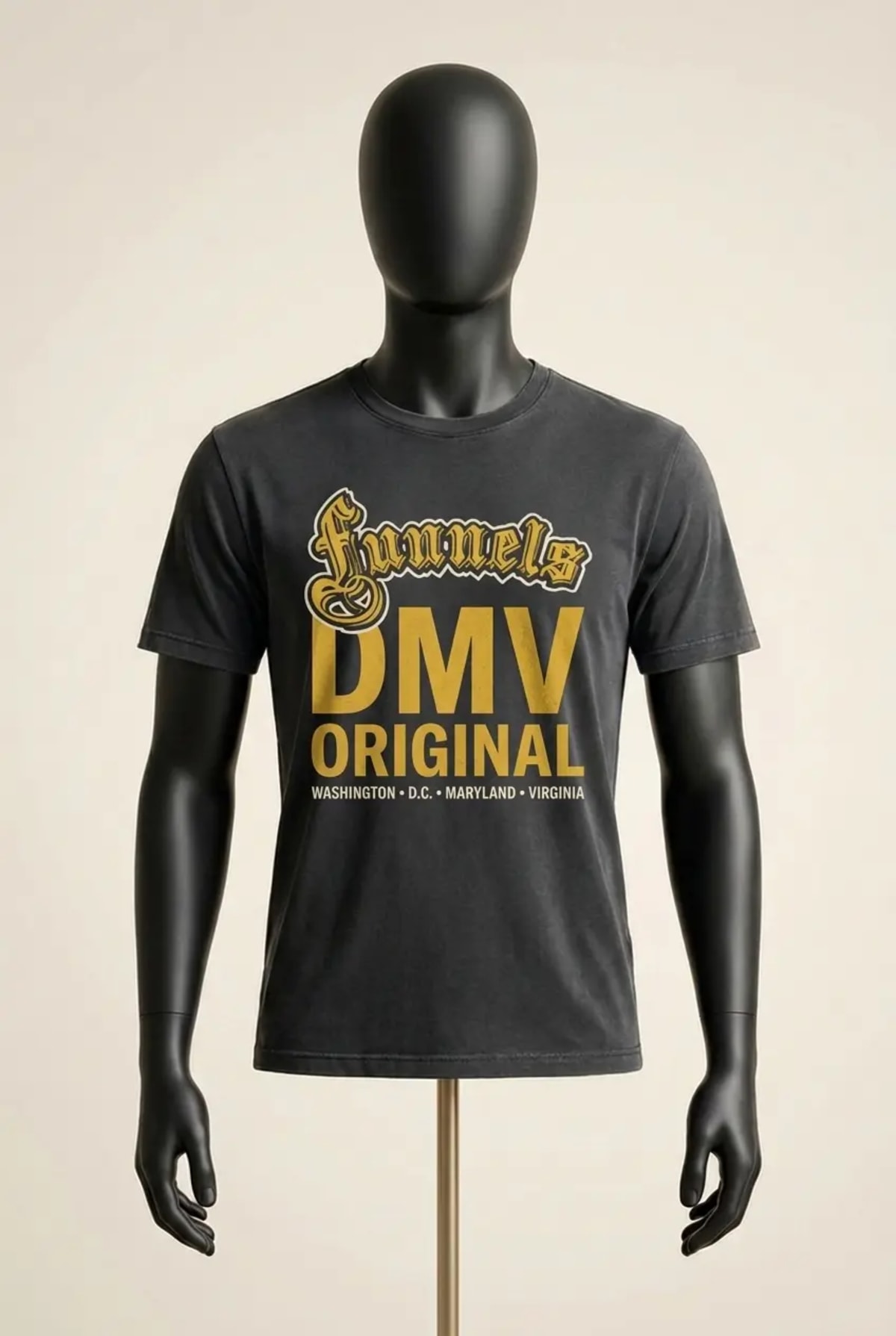 DMV Original Tee — Charcoal