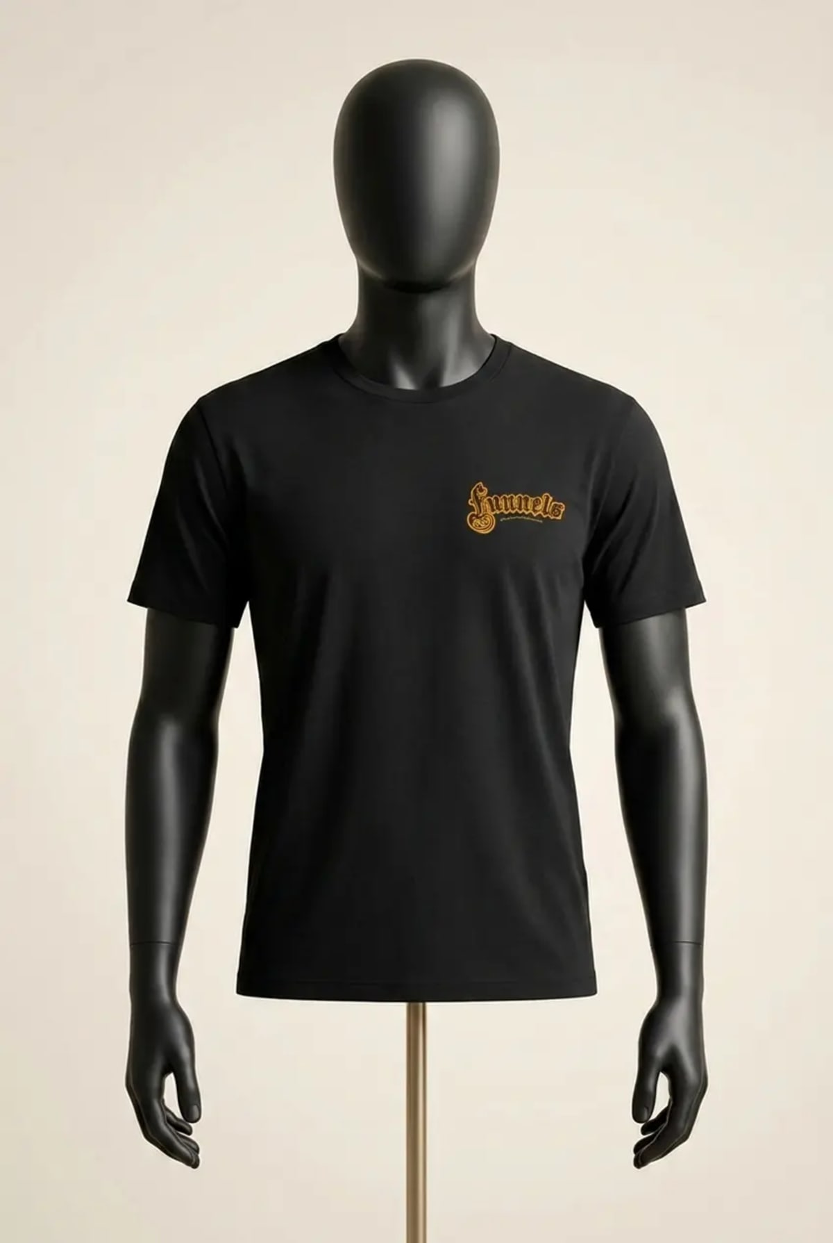 Chest Logo Tee — Black