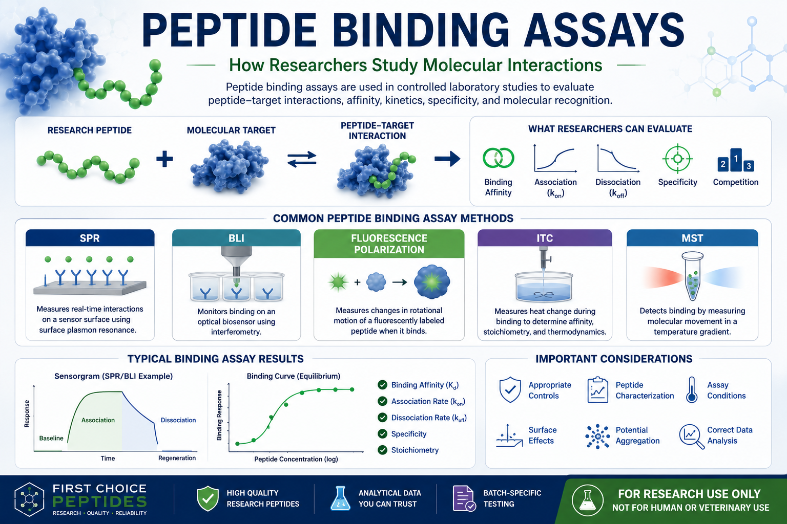 Peptide Binding Assays: How Researchers Study Molecular Interactions