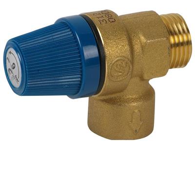 VALVULA SEGURIDAD 9 Bar 1/2" M-H
