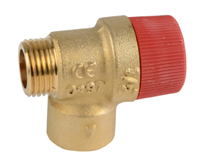 VALVULA SEGURIDAD 3 Bar 1/2" M-H SIN TOMA