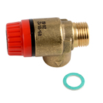 VALVULA SEGURIDAD 3 Bar 1/2" M-H SIN TOMA