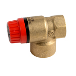 VALVULA SEGURIDAD 3 Bar 1/2" H-H SIN TOMA