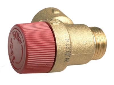 VALVULA SEGURIDAD 3 Bar 1/2" M-H SIN TOMA