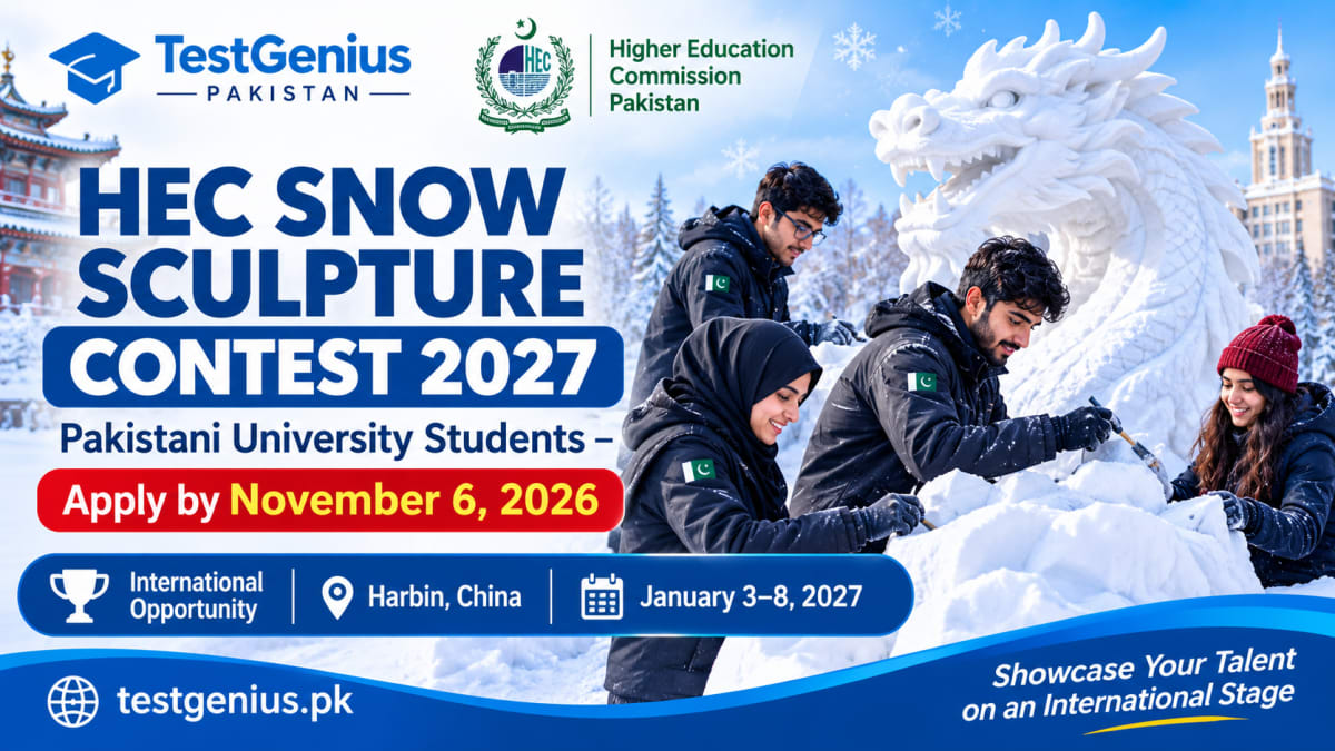 HEC Invites Pakistani University Students to International Snow Sculpture Contest 2027 in China