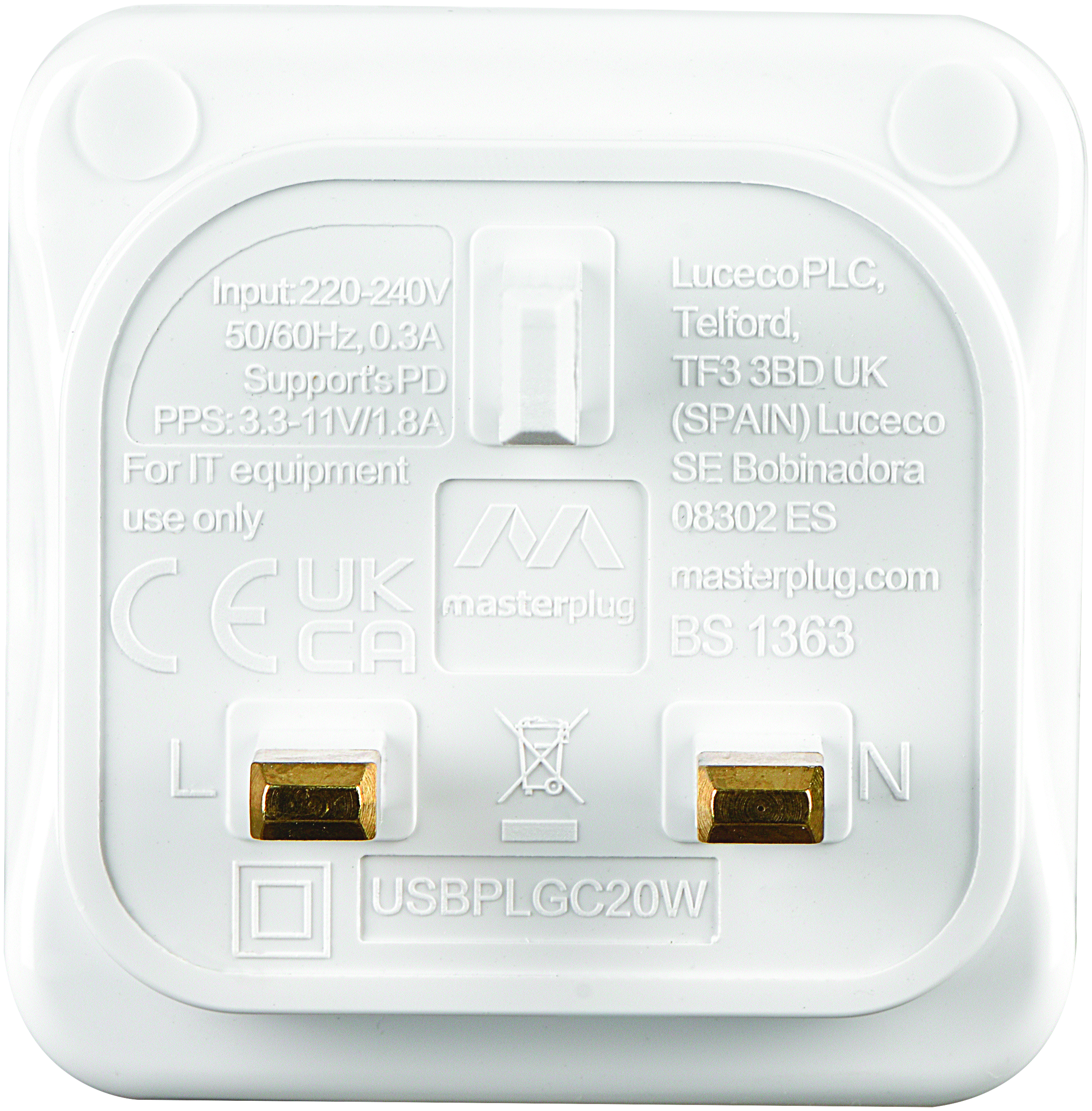 USBPLGC20W-MP