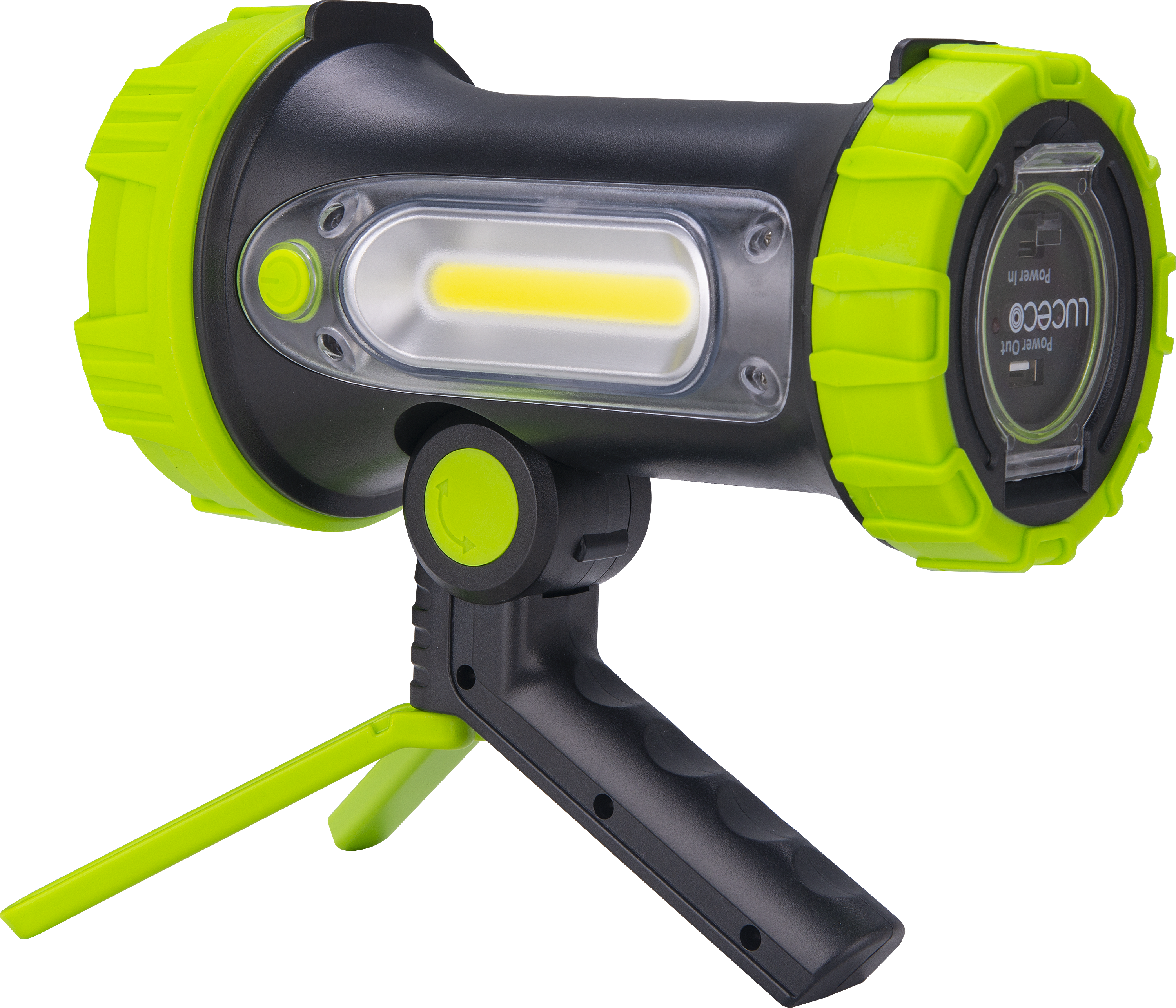 Luceco  Handheld tilt tripod IP44 Inspection Torch & powerbank 330LM 5W 6500K - USB-C Rechargable