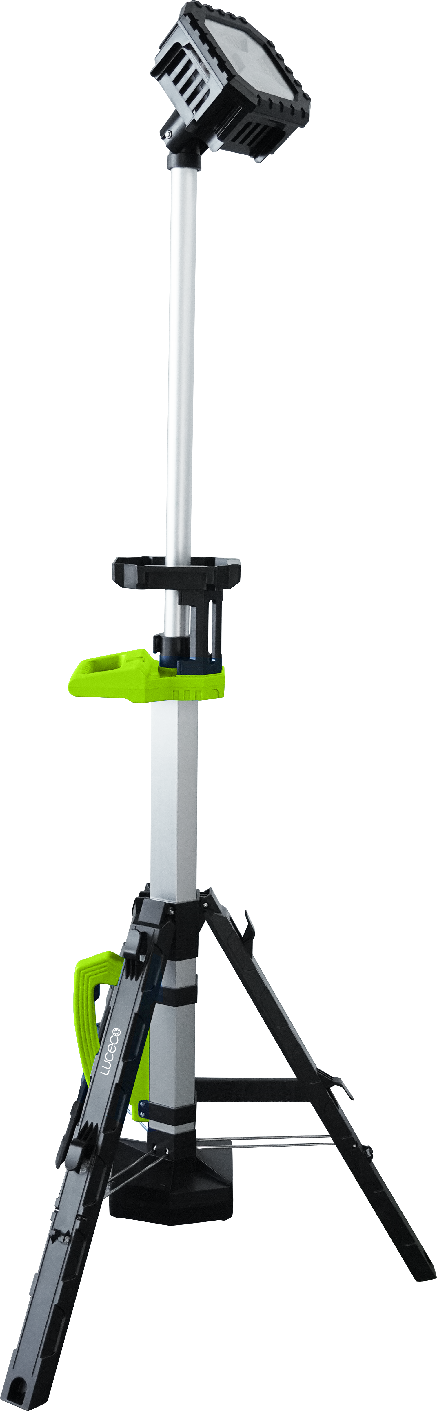 LUCECO TELESCOPIC TRIPOD IP44 WORKLIGHT 5V 20W 2000LM 6500K - USBC RECHARGEABLE